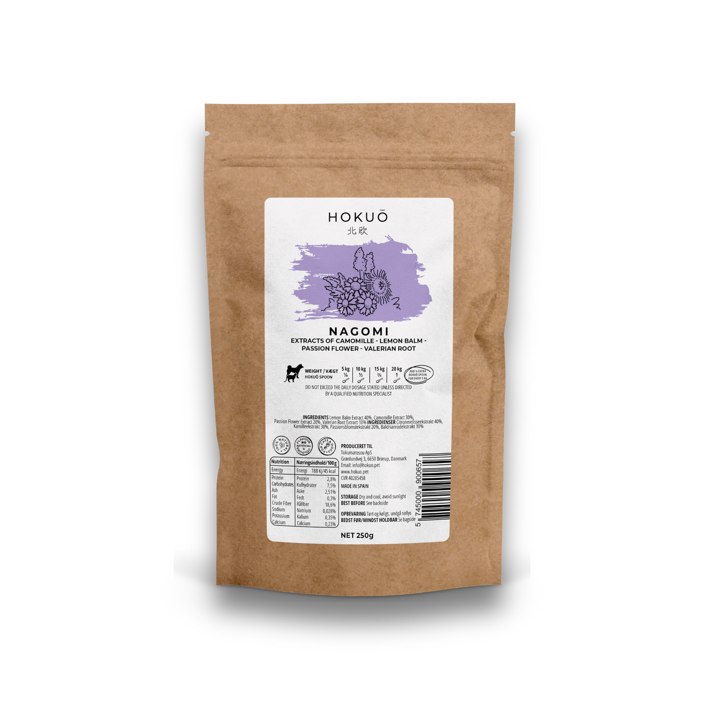 Soothing herbal supplement