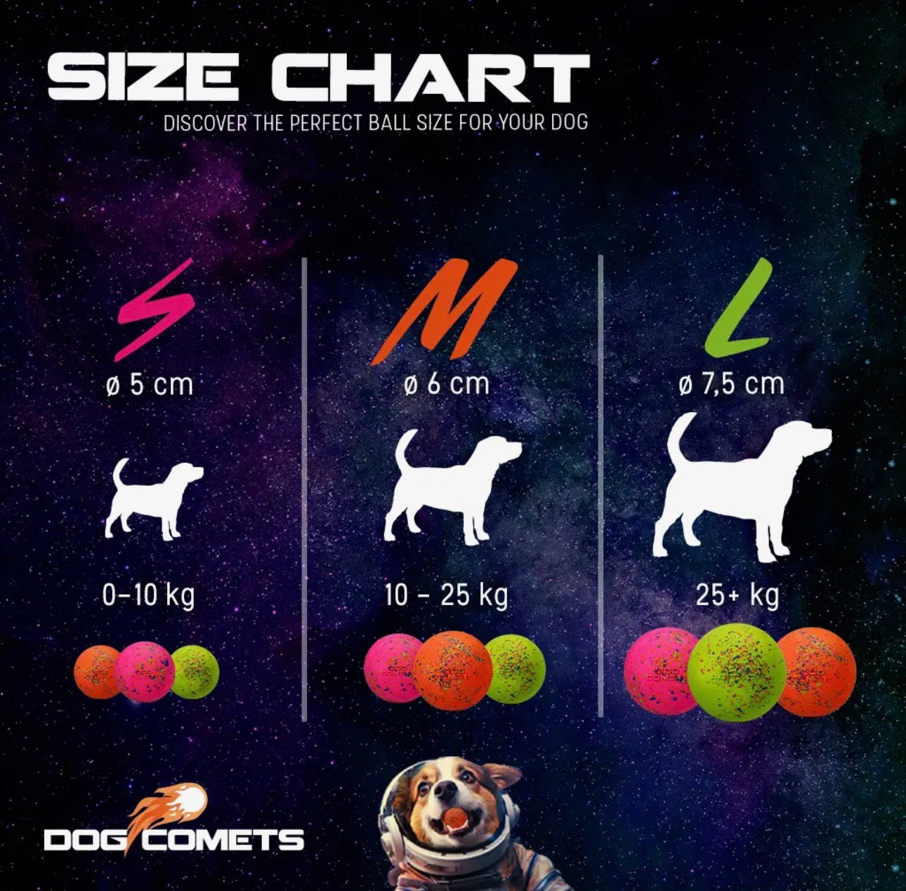 Dog Comets Stardust Pink Large