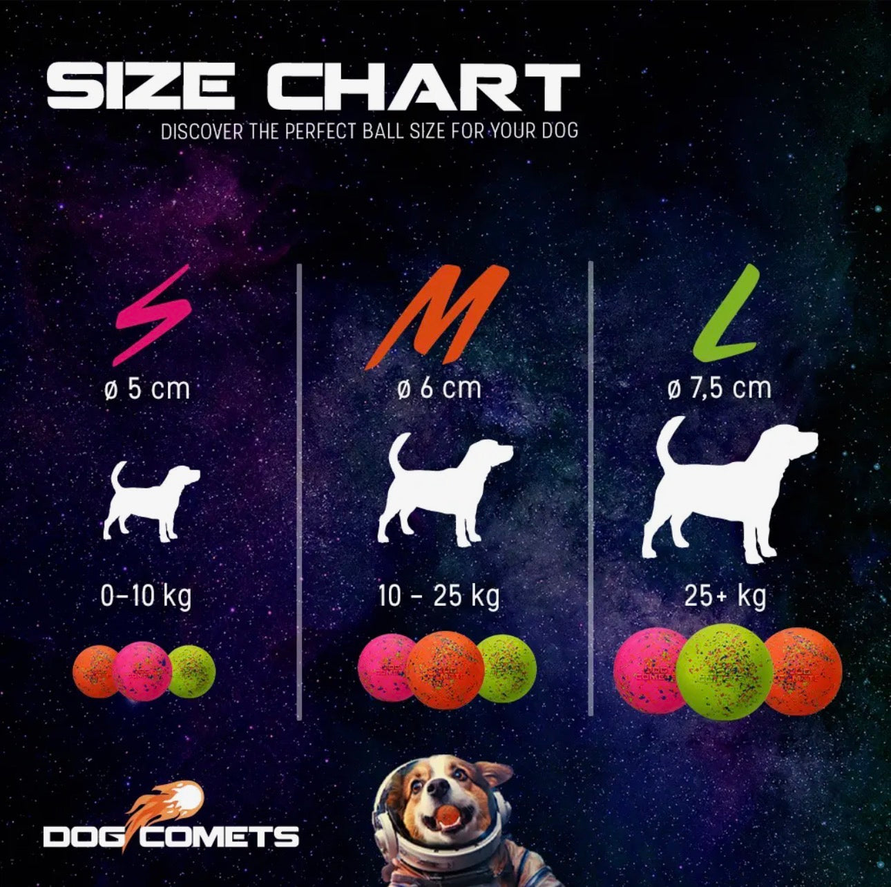 Dog Comets Stardust Green Large