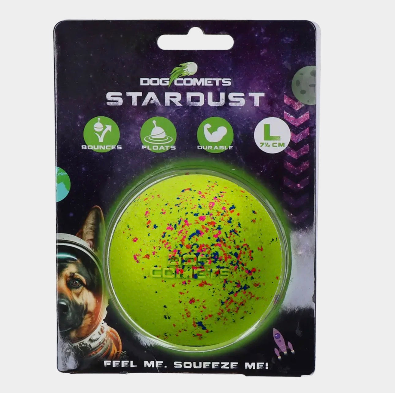 Dog Comets Stardust Green Large