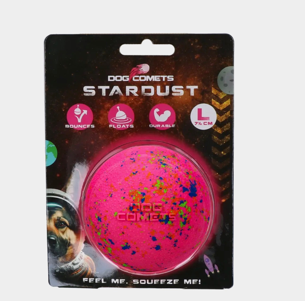 Dog Comets Stardust Pink Large