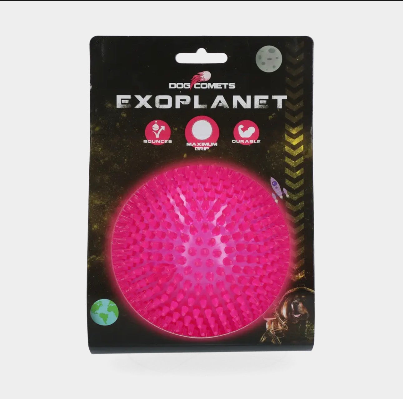 Dog Comets Exoplanet Pink Large