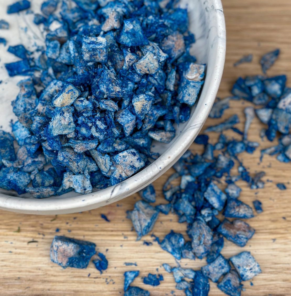 Blue Spirulina Chicken Bites
