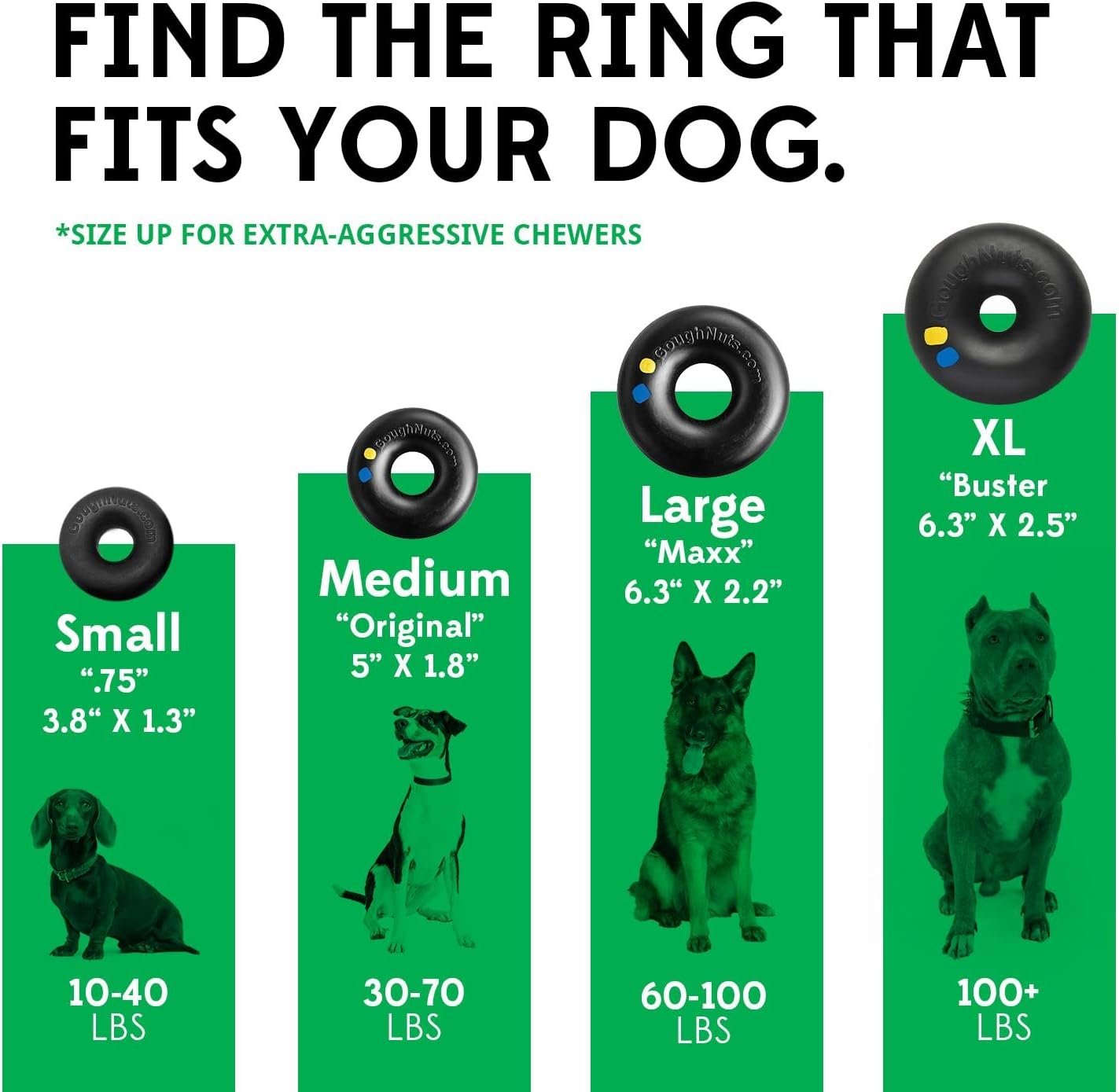 Goughnuts Maxx Green Ring L